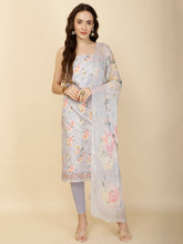 Printed Cotton Unstitched Suit Piece With Dupatta